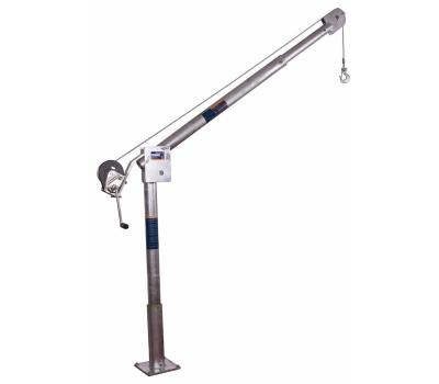 Telescopic Deck Davit c/w Winch - 500lbs -   -1