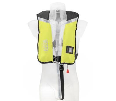 Besto 300N Auto-Harness Wipe Clean Lifejacket - Yellow - Besto 300N a/h wipe clean yellow - 300N Auto/Harness BESTO Professional Worker Lifejackets - 20810139