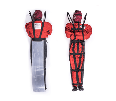 Evacuation Manikin Leg Protectors - Dummy Leg Protectors for Drag Tests - Fire-fighter Induction trials.