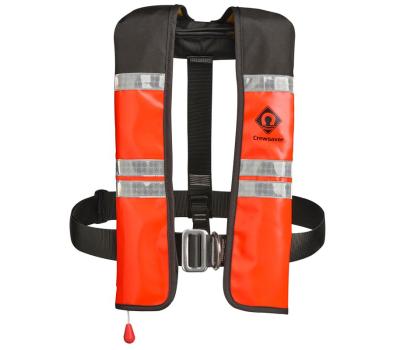 Crewsaver Crewfit 150N Wipe Clean Automatic Harness Lifejacket - Crewfit 150 Newton WC Workvest - ISO Approved Inflatable Lifejackets - 9202W