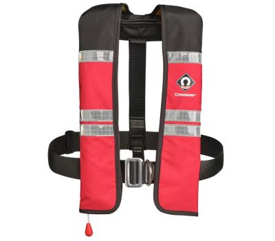 Crewsaver Crewfit 150N Manual or Automatic Harness Lifejacket - Crewfit 150 Newton Workvest - ISO Approved Inflatable Lifejackets - 9202R