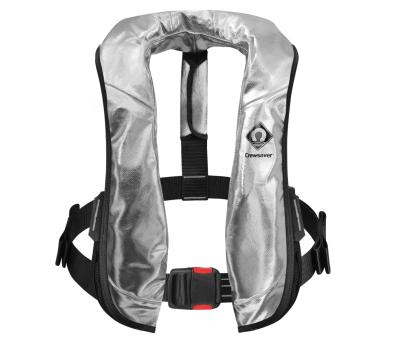 Crewsaver Crewfit XD 275N Fire Retardant Harness Manual / Automatic Lifejacket - Crewfit 275 Newton XD Workvest - ISO Approved Inflatable Lifejackets - 9255FR