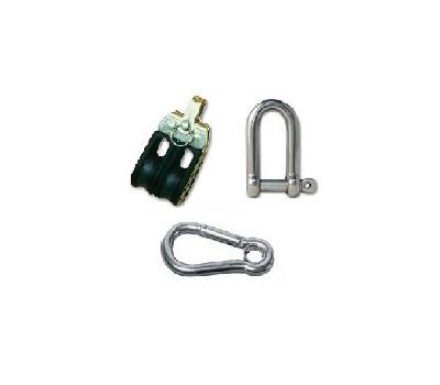 SB Duel Davit Accessory Kit - For running both a primary and manual backup winch