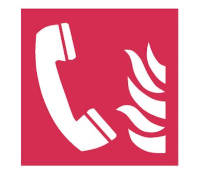 Fire Emergency Telephone Sign - Fire Fighting Signs for Fire Emergency Telephone - Fire Safety Signage Emergency Phone