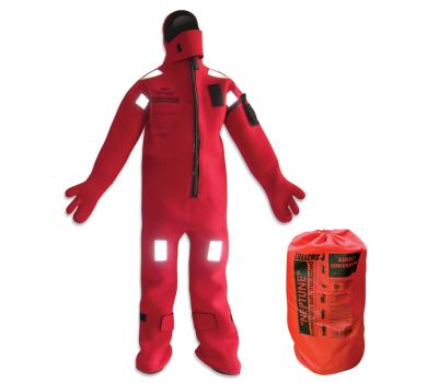 Neptune Immersion Suit Insulated - MER UK Approved, SOLAS Immersion Suits - Insulated 'Neptune' Immersion Suit with Neoprene Gloves