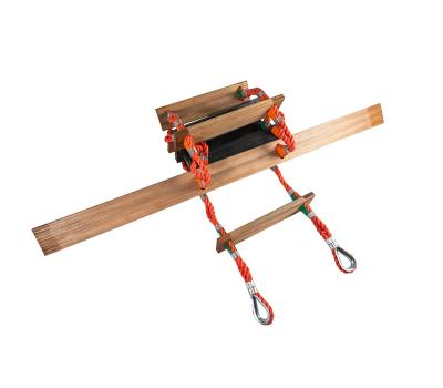 Synthetic (non manila rope) Pilot Ladder – Polypropylene Rope Vessel Embarkation / Debarkation Pilot Ladder with Beech Wood Spreaders – Durable Hardwood Steps Pilot Boat Boarding Ladder