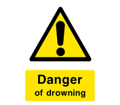 Danger Of Drowning sign