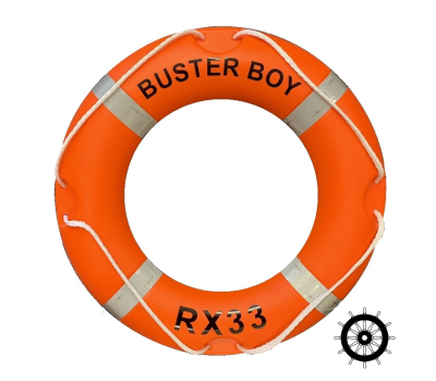SOLAS/MED Lettered Lifebuoys – SOLAS Approved Custom Lifebuoys with Lettering - Personalised SOLAS Lifebuoy with Custom Letter Options
