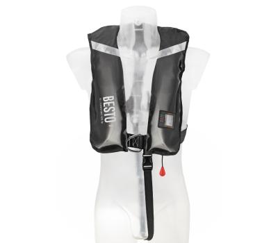 Besto 300N Auto-Harness Wipe Clean Lifejacket - Black - Besto 300N a/h wipe clean black - 300N Auto/Harness BESTO Professional Worker Lifejackets - 20810134