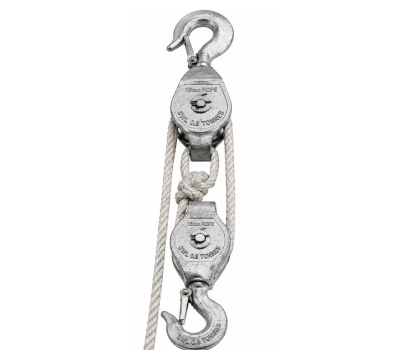 500kg Rated Handy Billy Block and Tackle Lifting System - Ro-Ro Locker 500kg SWL Rated Handy Billy - Ro-Ro Locker Lifting Applications