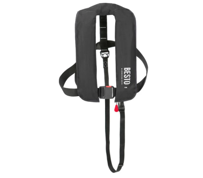 BESTO 165N Auto Harness Lifejacket - Black -   -1