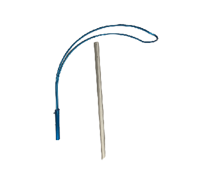 Body Hook and 2.4m / 3m Pole - Life Saving Hook - Aluminium Swimming Pool Hook -Body Hook with Pole Set