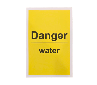 Danger Water Sign