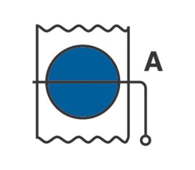 Fire Damper Accommodation IMO Fire Control Sign - IMO Control Signs for Fire Flap / Damper Fire - IMO Fire / Damper Sign