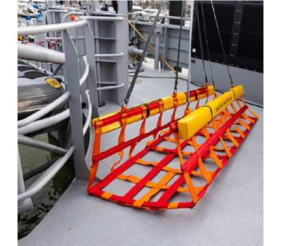Fibrelight Crane Stretcher - Man Overboard Rescue Stretcher for Horizontal Recovery - Fibrelight Recovery Cradle System