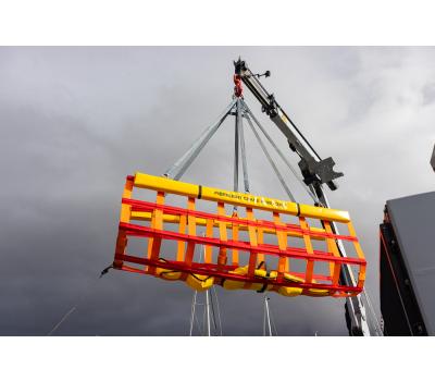Fibrelight Crane Stretcher - Man Overboard Rescue Stretcher for Horizontal Recovery - Fibrelight Recovery Cradle System