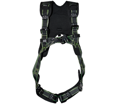 Kratos FLY’IN 1 Extra-Comfort Body Harness – 2 Fall Arrest Attachment Points with Combination & Automatic Buckles – Chest Loops & Dorsal D-Ring – EN 361 Certified - FA1010100, FA1010101, FA1010103