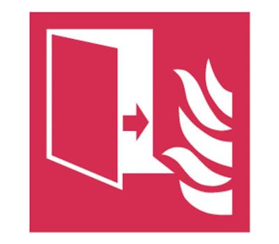 Fire Protection Door Sign - Firefighting Safety Signs for Fire Protection Door - Fire Protection Doorway Fire Safety Sign