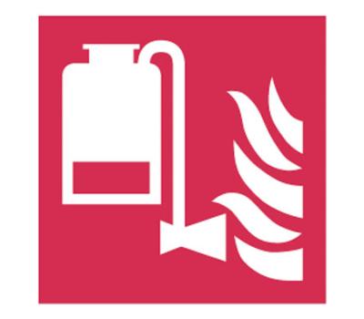 Portable Foam Applicator Unit Sign – Firefighting Sign for Portable Foam Applicator Unit