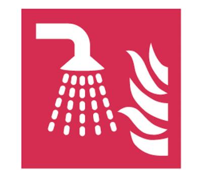 Water Fog Applicator Sign - Firefighting Water Fog Application Signs - Fire Fighting Sign for Water Fog Applicator 