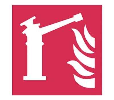 Fire Monitor Sign - Fire Fighting Sign for Fire Monitor - Fire Monitor Fire Fighting Signs 