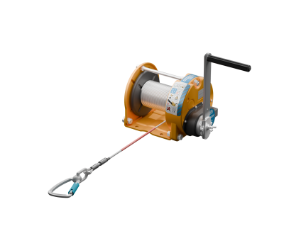 Globestock G-Winch Certificated for Personnel lifting Winch -  Globestock Manual MOB Winch – 20m and 40m Heavy-Duty Certified Winch for Manually Raising or Lowering of Personnel working at height - GSE070