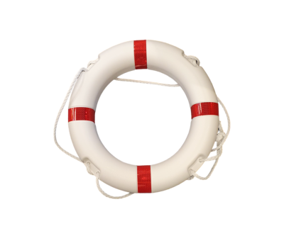 Red and White Lifebuoys - 24 inch / 57cm Life Rings with Red Retro Reflective Tape 2.5kg - Lifebuoy, life ring, life buoy - High Quality