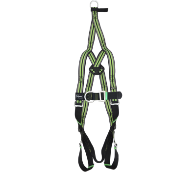 Kratos MUNE 3R - Kratos Safety Full Body Harness with 2 Attachment Points - Sternal D-Ring & Dorsal Extension Strap for Rescue - EN 361:2002 Certified Harness - FA1010600