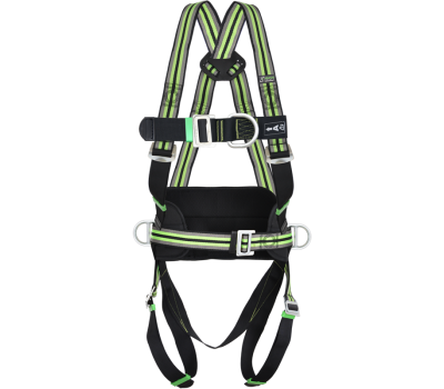 Kratos MUNE 5 - Kratos Safety Full Body Harness with 2 Attachment Points & Belt - Dorsal, Sternal & 2 Lateral D-Rings for Fall Arrest & Work Positioning - EN 361:2002 & EN 358:2018 Certified Full Harness - FA1020500