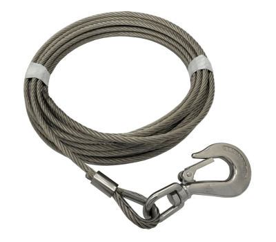 Stainless Steel Wire Rope Winch Cable with Hook