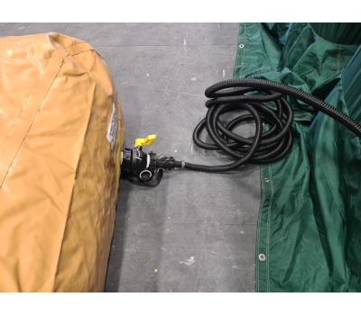 1000 Litre Waste Water Bag for Decontamination Shelters – Heavy-Duty 1000 Ltr Contaminated Water Bag with Lifting Handles and Anchor Points for Decon Units