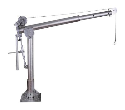 Zinc Coated Deck Davit 2000lbs - E2000ZW 