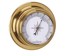 Hygrometer - Measure Humidity of Air - Brass Humidity Meter - Hygrometer for Humidity levels Display - IMPA 370256