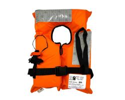 Child and Infant SOLAS & MED Foam Passenger Lifejacket - L.S.A Code Foam Lifejacket - SOLAS, MED & U.K MER. Approved Compact Lifejackets - Ship's Wheel Offshore Lifejacket - 70-85 Newton Foam Passenger <15 to <43kg Lifejacket - 02010-1, 02010-2