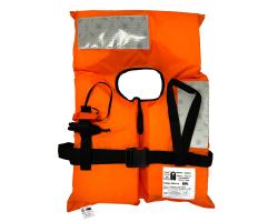 EVAL Foam Adult Lifejacket Basic M.E.D. 2014/90/EU, SOLAS-L.S.A. Code, IMO MSC.81(70), UK MER - 150 Newton Foam Passenger >43kg Lifejacket - 02010-3