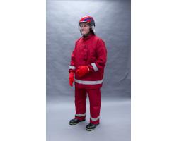 MED FireBuddy Plus Suit Level 2 (2020) - Two-Piece Fire-Resistant Suit for Fire Fighting - Thermal Barrier Jacket & Trousers - Fire Protective Clothing Set