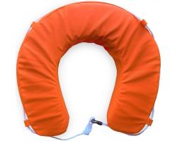 Horseshoe Lifebuoy - Orange - -1