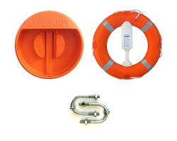 Set 2B - Lifebuoy, Line, Housing, Rail Clamps - -1