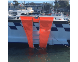 Sports and Pleasure Vessel XL Recovery Ladder - SOS Marine Man Overboard Rescue Ladder / Cradle - Yacht & Chandlery MOB Recovery Ladder - Webbing Safety Ladder for Boats