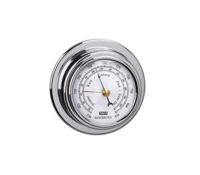 Brass Barometer - Precision Atmospheric Pressure Gauge for Accurate Readings Above and Below Sea Level - High-Quality Brass Barometer 