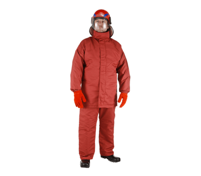 MED FireBuddy: Two-Piece Fire-Resistant Suit for Fire Fighting - Thermal Barrier Jacket & Trousers - Fire Protective Clothing Set