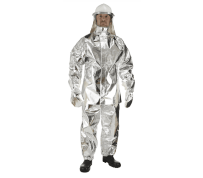 SOLAS Flameguard MK3 Firefighters Set - SOLAS Certified Complete SOLAS Firefighters Suit - Two-Piece Firefighting Suit - Aluminised Fire-resistant Material to EN11612