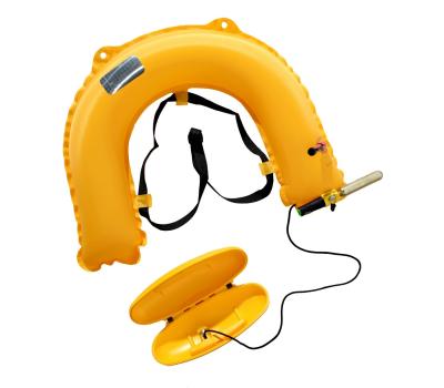 Baltic Lifesaver Automatic Inflation Horseshoe Lifebuoy - Auto-Inflating Horseshoe Lifebuoy - Inflatable Horseshoe Buoy