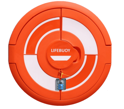 30" Integrated Lockable Lifebuoy Cabinet   