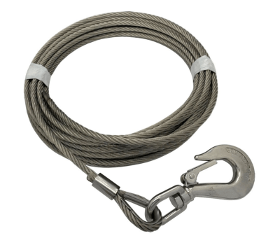 Stainless Steel Wire Rope Winch Cable with Hook