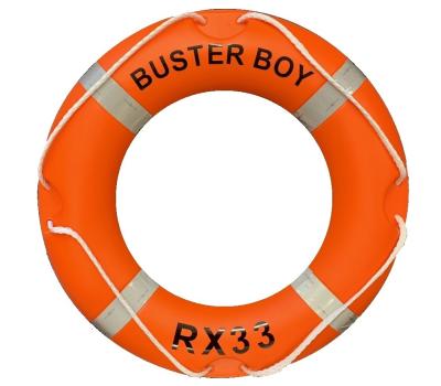 SOLAS MCA / UKCA Lettered Lifebuoys – Red Ensign Approved Custom Lifebuoys with Lettering - Personalised SOLAS Lifebuoy with Letter Options