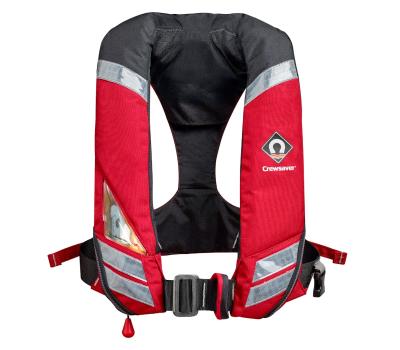 Crewsaver Crewfit 150N HF Automatic Harness Lifejacket - Red Crewfit 150 Newton High Fit - Lightweight workvest 
