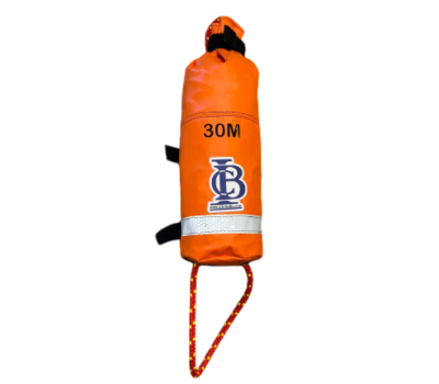 30M Throwline & Bag - Water Rescue line and 30 Metre Throwline Bag - Throwing Bag with 30 Metre Rescue Line