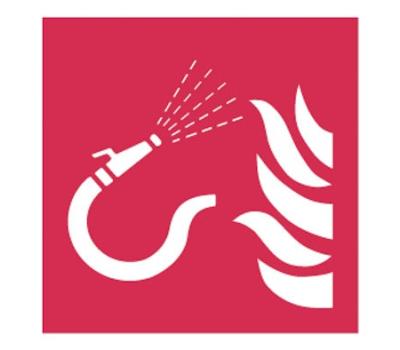 Firebox with Jet/Spray Fire Control Sign - IMO Hose Box with Jet / Spray Fire Control Signs - Fire Control IMO Signage for Fire Box with Spray / Jet - IMPA 336058