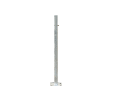 Base Plate Galvanised Hard-Surface Pole for Lifebuoy Housings - Premium Range - Lifebuoy Housing Galvanised Hard-Surface Base Pole